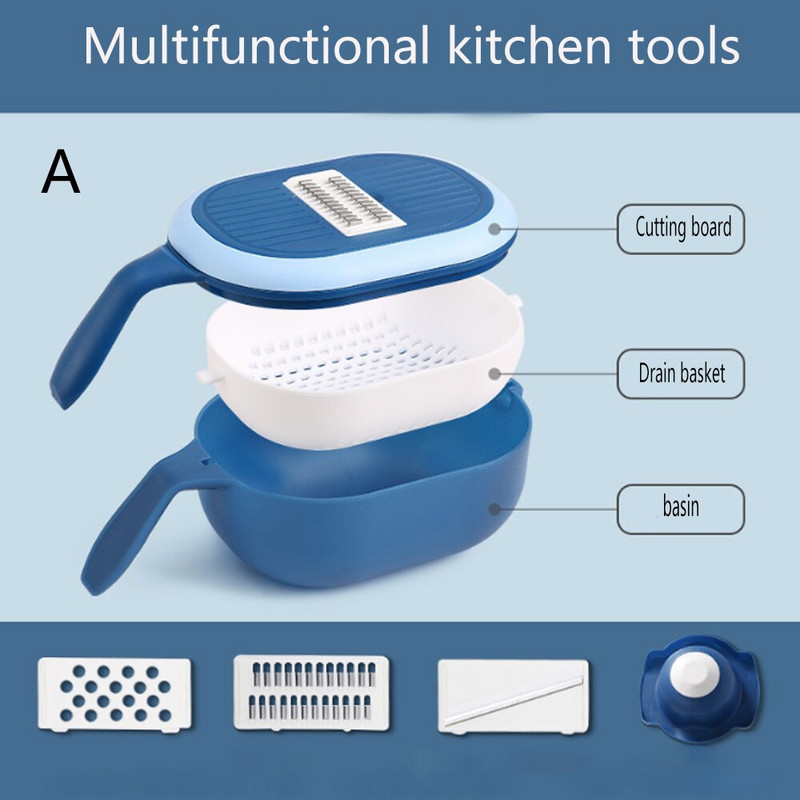 Kézi Zöldségszeletelő Gyümölcs és Zöldség TakarításKonyhai Kiegészítők Többfunkciós Kerek Sajt Konyhai Szerkentyű Új