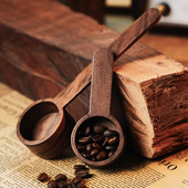 2 τμχ Ξύλινο Σετ μεζούρα Κουζίνας Μεζούρα Κουτάλια Καφέ Μπουκάλια Ζάχαρη Μπαχαρικά Μεζούρα Κουτάλι Εργαλεία μέτρησης για μαγείρεμα