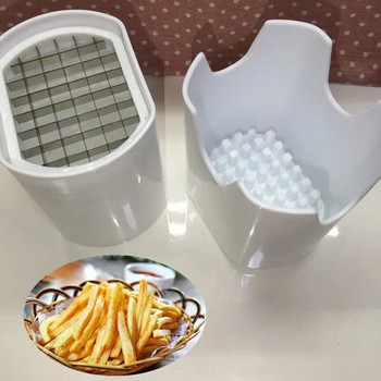 Резачка за пържени картофи Портативна ръчна машина за чипс за плодове и зеленчуци Мултифункционална резачка за картофи Комплект кухненски джаджи