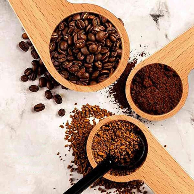 LUDA Ξύλινο πολυλειτουργικό κλιπ για σέσουλα καφέ και κλιπ τσάντας Σφράγιση μέτρησης Ξύλινο κλιπ για κουταλιά της σούπας κουζίνας (10 τεμ.)