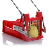 Εργαλείο κοπής πατατών τηγανιτές πατάτες Κόφτης λαχανικών καρότο αγγούρι 2 ειδών λεπίδα, αποτελεσματικό, προστατευτικό χέρι για άνεση στην κουζίνα