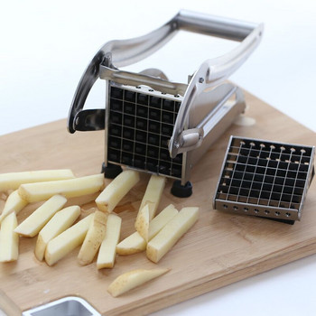 Υψηλής ποιότητας Εργαλεία κουζίνας Τεμαχισμένες τηγανιτές πατάτες Εγχειρίδιο Κόφτης λαχανικών από ανοξείδωτο χάλυβα Good Things Household Gadgets