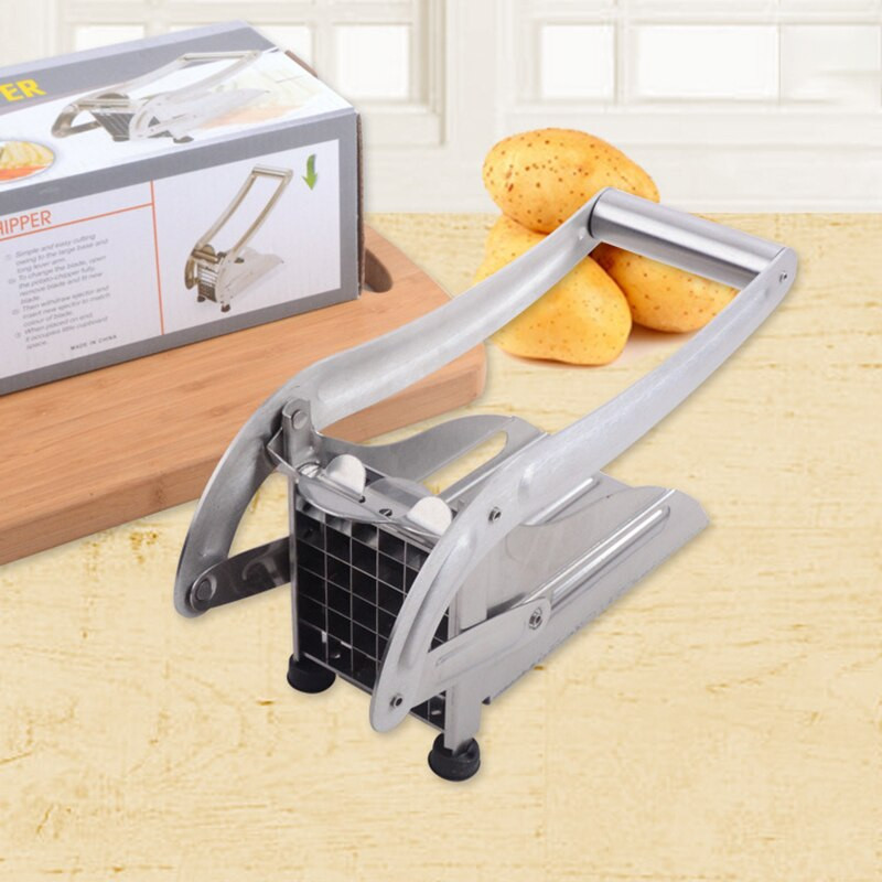 Υψηλής ποιότητας Εργαλεία κουζίνας Τεμαχισμένες τηγανιτές πατάτες Εγχειρίδιο Κόφτης λαχανικών από ανοξείδωτο χάλυβα Good Things Household Gadgets