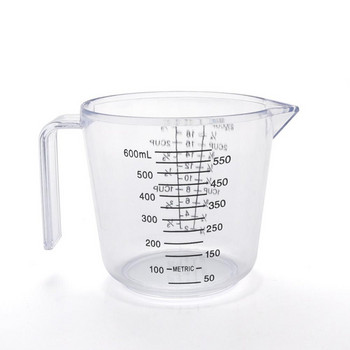 100/300/600 ml пластмасова прозрачна мерителна чаша кана за изливане на чучура повърхност кухненски консумативи аксесоари за печене инструменти за печене