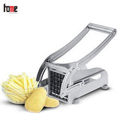 4 λεπίδες από ανοξείδωτο ατσάλι Σπίτι τηγανιτές πατάτες Slicer Chips strip cutter Chopper chips Μηχάνημα κατασκευής Εργαλείο παρασκευής πατάτας κομμένη τηγανιτές πατάτες