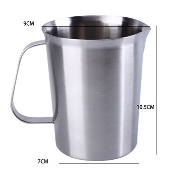 Удебелена мерителна чаша от неръждаема стомана Везна 2000 мл 1000 мл 500 мл Кухненска кана за печене на чай Мерителна чаша стомна с голям капацитет
