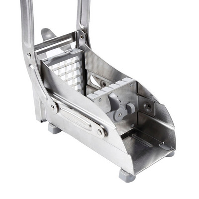 2 λεπίδες από ανοξείδωτο ατσάλι Σπίτι τηγανιτές πατάτες τσιπς λωρίδας Κόφτης κόφτης τσιπ Μηχάνημα κατασκευής Εργαλείο παρασκευής πατάτας κομμένη τηγανιτές πατάτες