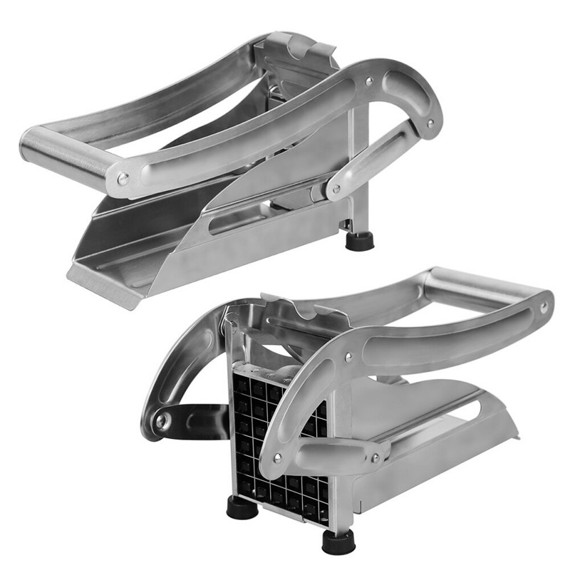 Χειροκίνητος τεμαχιστής πατάτας Φορητός από ανοξείδωτο χάλυβα Κόφτες τηγανιτές πατάτες Μηχάνημα κοπής κρεάτων Μηχανή κοπής Κουζίνα Gadgets