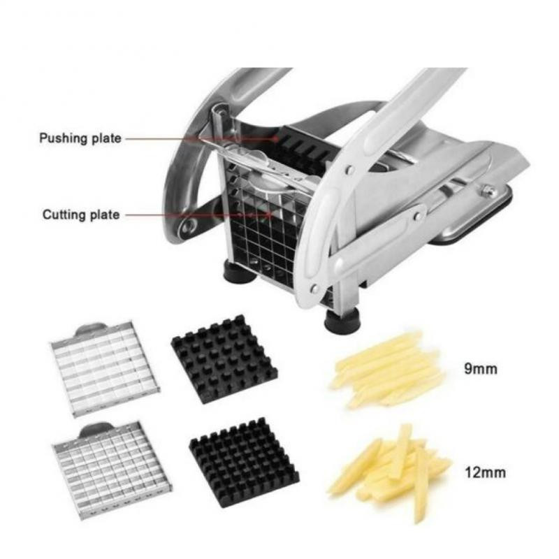 Gadgets κουζίνας Potato French Fries Cutter Fruit Dicer Shredders Food Chopper Πολυλειτουργικός κόφτης λαχανικών Εργαλείο μαγειρέματος