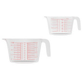 Φλιτζάνι μεζούρα Γυάλινο καφετιέρο Δοχείο κανάτα ανάμειξης κούπα πόσιμο βαθμολογημένη κουζίνα Ψήσιμο στάμνα Jigger Barcups Measure Clear