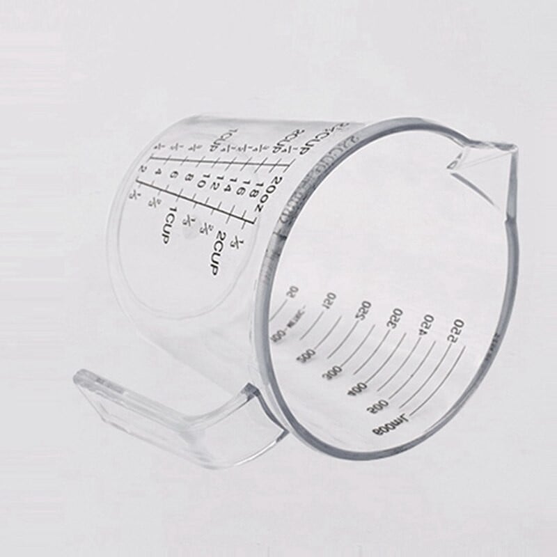 4PCS 100/300/600/1000ML Plastična prozirna mjerna posuda Vrč Kuhinjski pribor Pribor za kolače Alati za pečenje