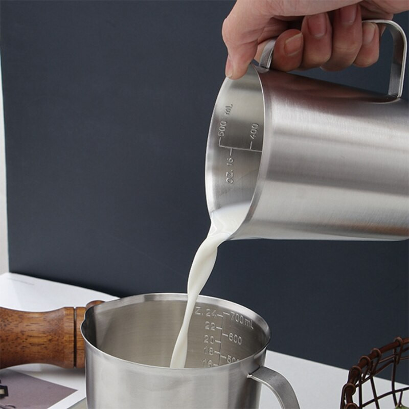 Mjerna posuda od nehrđajućeg čelika, šalica za miješanje smole, kuhinjski vrč za izlijevanje