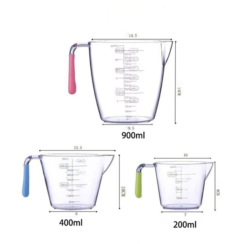 Plastična mjerna posuda, digitalni vrč za mjerenje kolača za pečenje, kuhanje, mjerni vrč za mjerenje