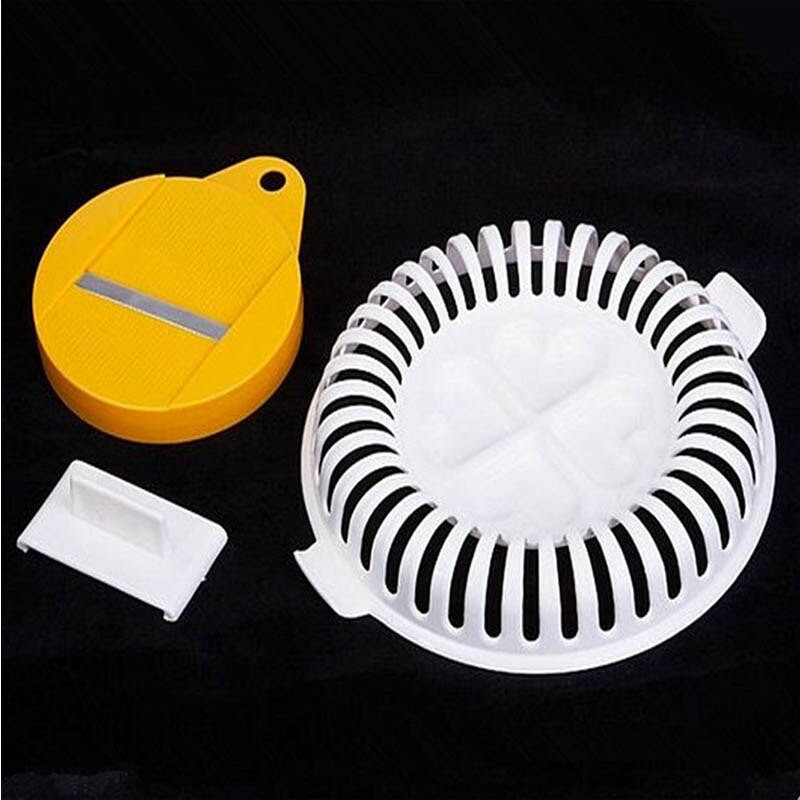 3 komada niskokaloričnih alata za rezanje čipsa Domaći aparat za mikrovalnu pećnicu Stroj za izradu zdravog svježeg čipsa Plastični