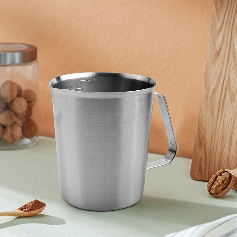 Mjerna posuda od nehrđajućeg čelika, šalica za miješanje smole, kuhinjski vrč za izlijevanje