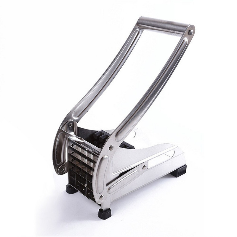 Nerūdijančio plieno pjaustymo mašina gruzdintoms bulvytėms pjaustyti Geriausios vertės nerūdijantis plienas nenaudoja naminių bulvių pjaustyklės agurkų 2021 m.