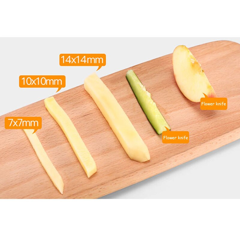 Dijelovi stroja za rezanje krumpirića od nehrđajućeg čelika dijelovi stroja za rezanje krumpira, rotkvice, krastavca, dijelovi oštrice glave rezača