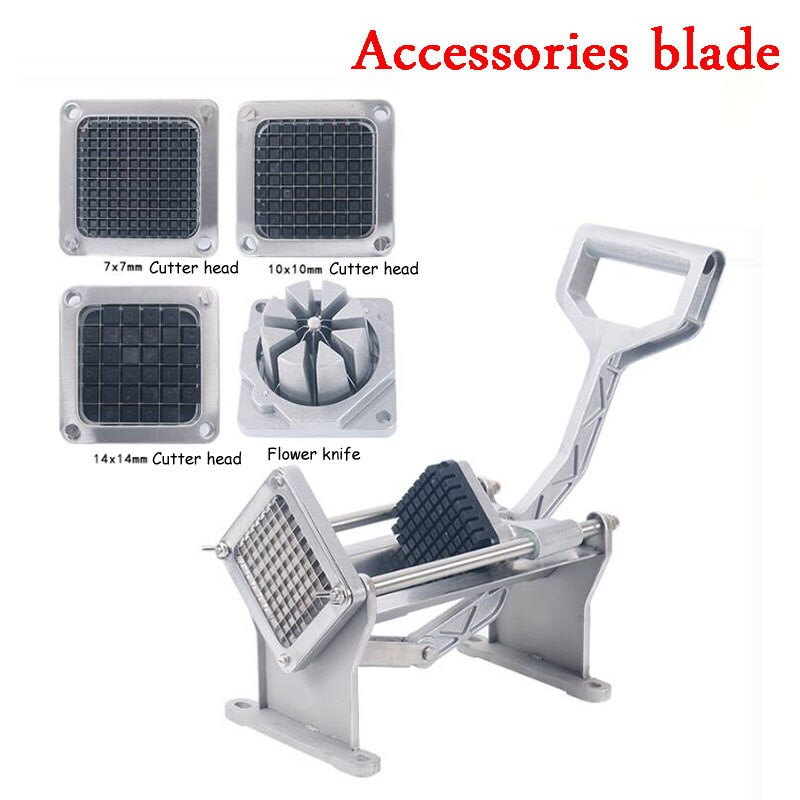 Dijelovi stroja za rezanje krumpirića od nehrđajućeg čelika dijelovi stroja za rezanje krumpira, rotkvice, krastavca, dijelovi oštrice glave rezača