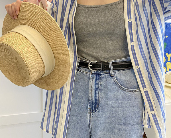 Ženski remen od eko kože - u tri boje