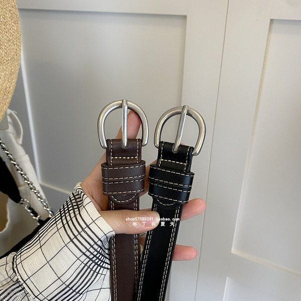 Ženski remen od eko kože - u tri boje