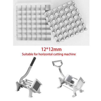 Dodaci stroja za pomfrit od legure aluminija oštrica stroja za rezanje dijelova stroja za rezanje krumpira krastavca rotkvice