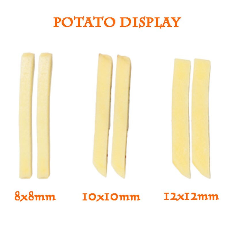 Dodaci stroja za pomfrit od legure aluminija oštrica stroja za rezanje dijelova stroja za rezanje krumpira krastavca rotkvice