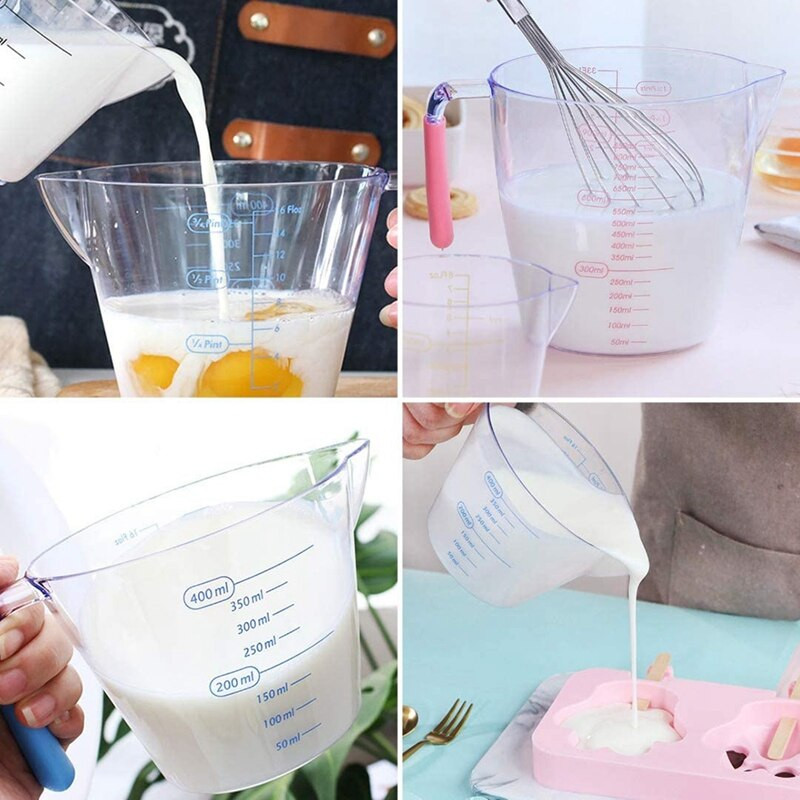Nova plastična mjerna posuda, digitalni vrč za mjerenje kolača za pečenje Mjere za kuhanje Pyrex mjerni vrči