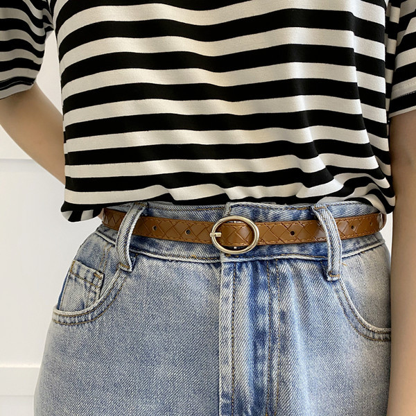 Ženski remen od eko kože