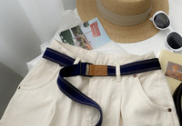 Ležeran ženski tekstilni remen u više boja