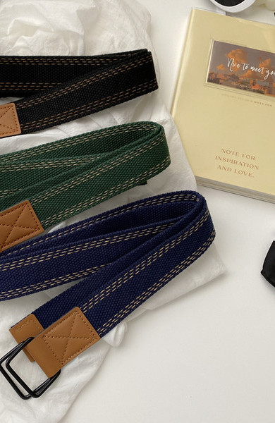 Ležeran ženski tekstilni remen u više boja