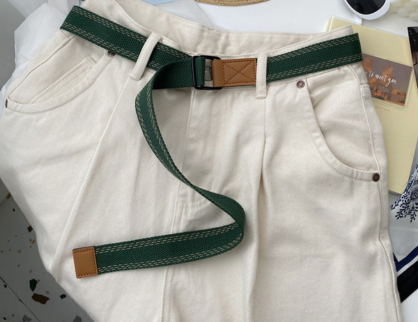 Ležeran ženski tekstilni remen u više boja