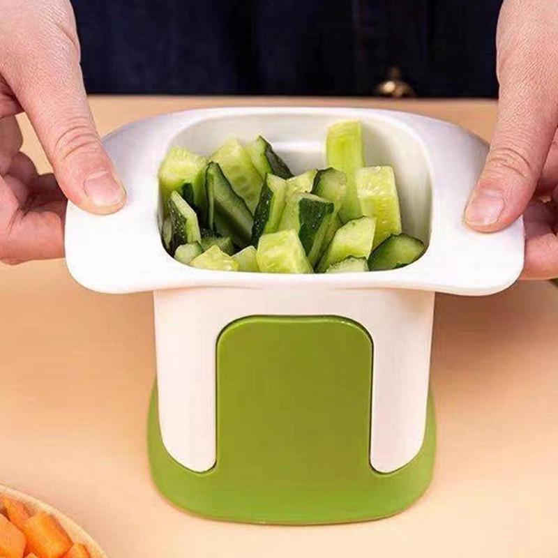 Daugiafunkcinis daržovių pjaustytuvas Morkų bulvių svogūnų pjaustymo kubeliais įrankis Praktinis daržovių pjaustytuvas rankomis spaudžiamas daržovių pjaustytuvas