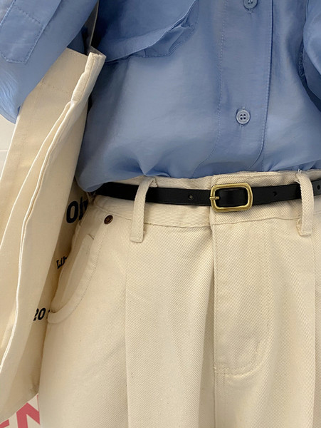 Elegantni ženski remen od eko kože