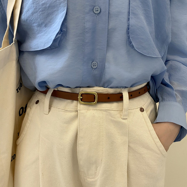 Elegantni ženski remen od eko kože