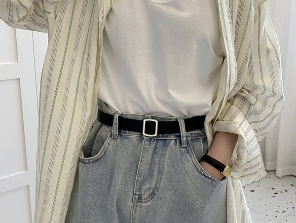 Novi model ženskog remena sa metalnom kopčom