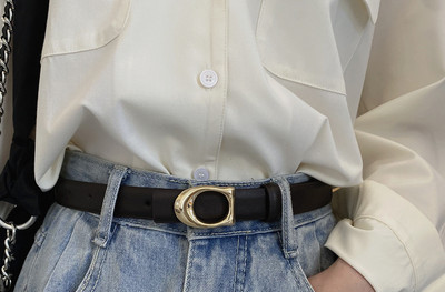 Ženski remen od umjetne kože - tri boje