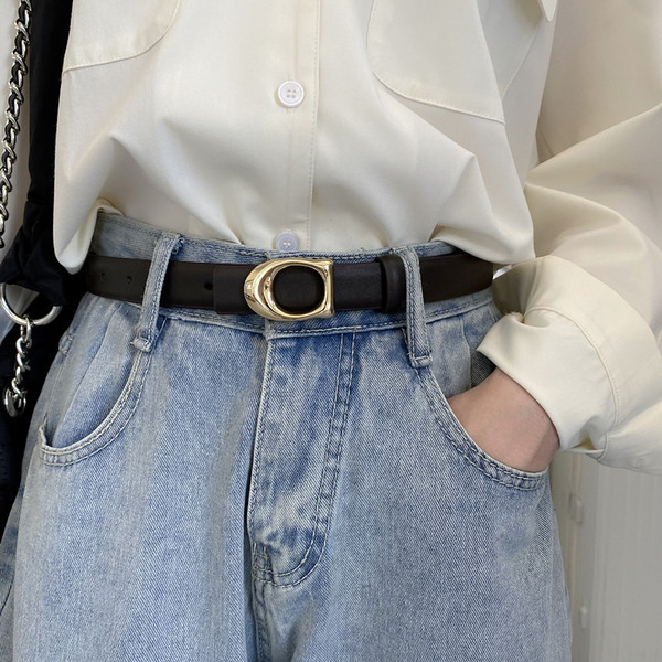 Ženski remen od umjetne kože - tri boje