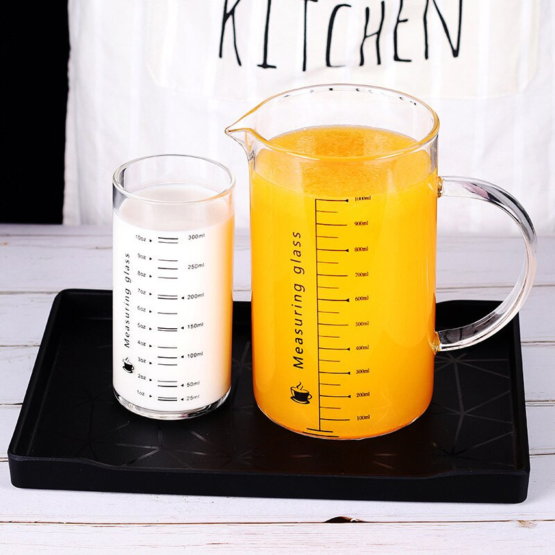 Mjerno staklo Kućanska kuhinja Višenamjenska vaga Šalica Lonac za kavu Vrč za mlijeko Vrč za piće Posuđe od borosilikatnog kvaliteta za hranu