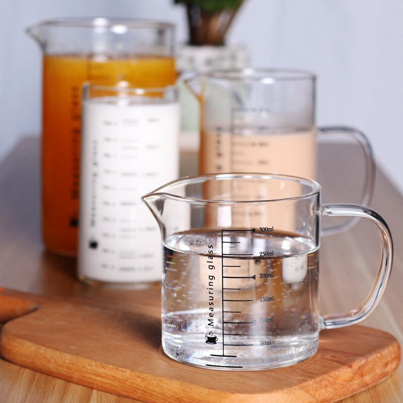 Mjerno staklo Kućanska kuhinja Višenamjenska vaga Šalica Lonac za kavu Vrč za mlijeko Vrč za piće Posuđe od borosilikatnog kvaliteta za hranu