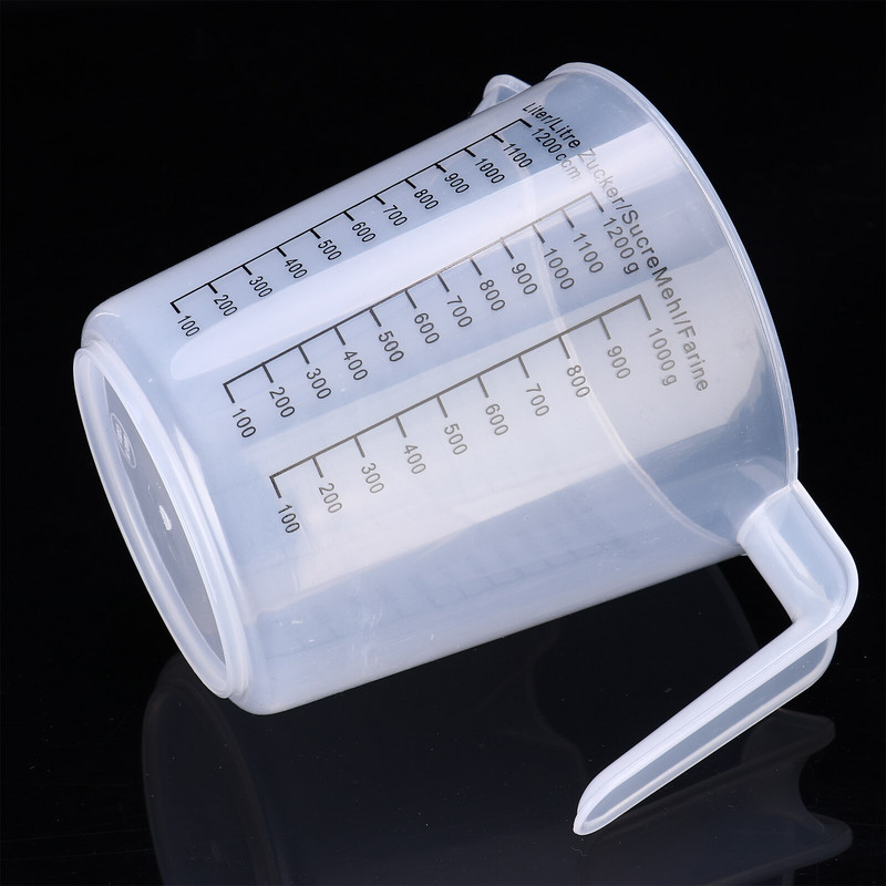 5 kom kuhinjskih alata Organizator Mjerne čaše Prozirne plastične graduirane čaše Mjerni vrčevi koji se mogu slagati jedan na drugi Dodatak za kuhanje