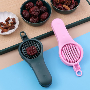 Gadgets κουζίνας Πολυλειτουργικό φρουτοκόφτη Handy Corer για κεράσι και κόκκινους χουρμάδες Πρωτοποριακά σκεύη Φράουλα κοπής