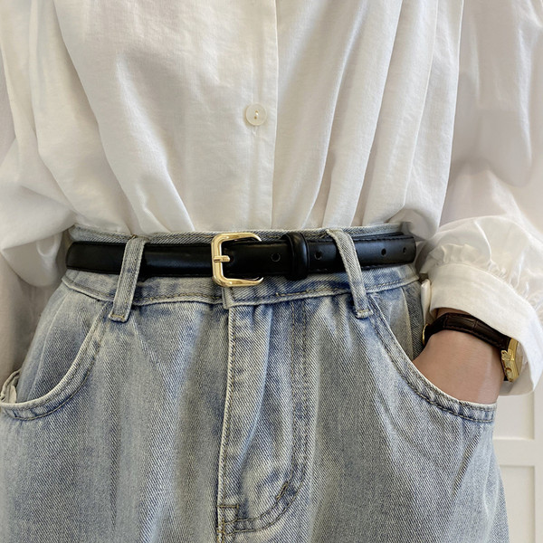 Tanak remen za žene u retro stilu