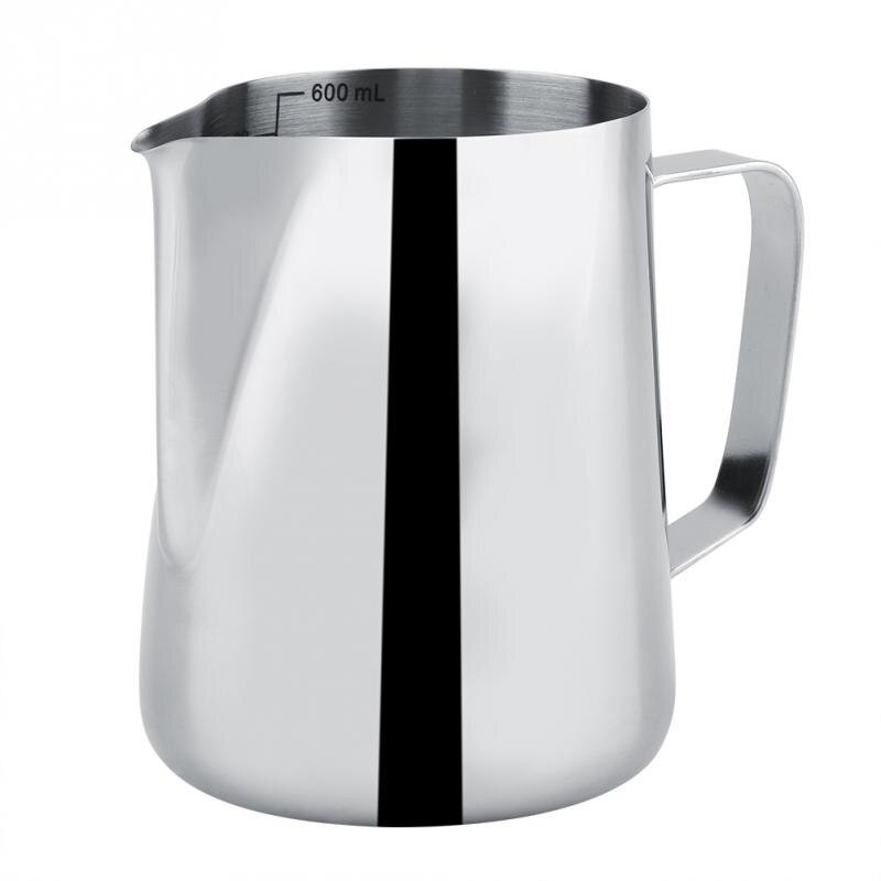 Mjerna posuda od nehrđajućeg čelika od 600 ml, šalica, vrč za pjenjenje mlijeka, vrč, mjerne šalice, kuhinjska šalica za mlijeko, vrč za pjenjenje, vrč