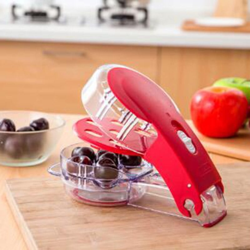 1 vnt Creative Cherry Cherry Stone Remover Sėklų separatorius Pašalinkite vyšnių kaulus Vaisius Alyvuogių kauliukus Vaisių įrankiai Virtuvės įtaisas 8