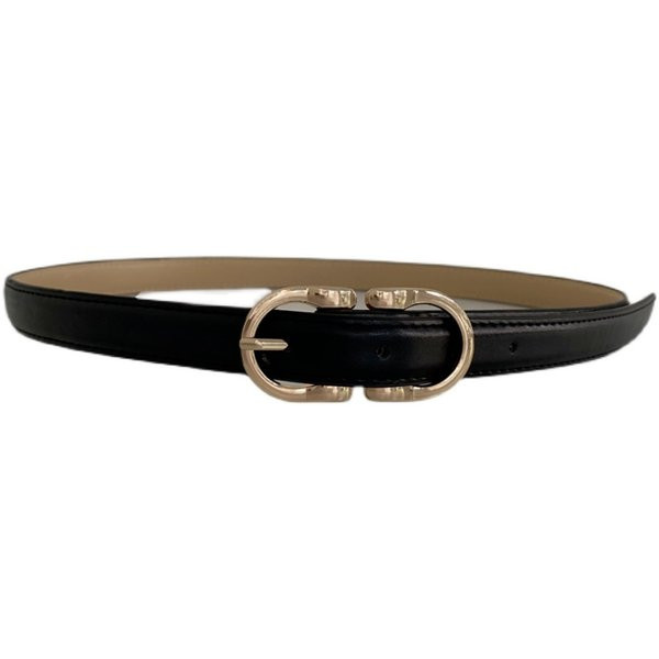 Ležerni remen s kopčom od eko kože za žene