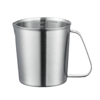 Мерителна чаша Неръждаема, голям капацитет от неръждаема стомана Latte Art Кана за измерване на мляко за печене Измервателни инструменти