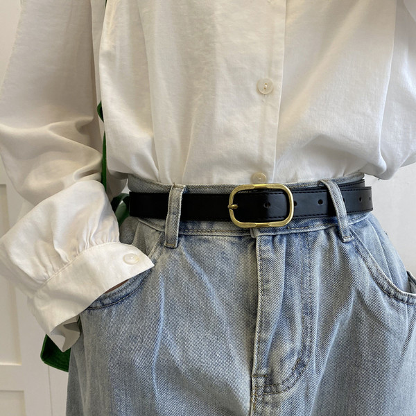 Čisti model ženskog remena od eko kože