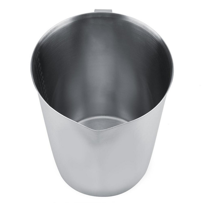 Mjerna šalica velikog kapaciteta 2L od nehrđajućeg čelika Vrč za mlijeko Vrč za pjenjenje Kanta Prijenosna putna šalica za kavu Šalica za čaj