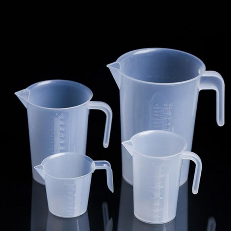 Kuhinjska mjerna posuda za pečenje velikog kapaciteta, podebljana PP čaša s vagom za mlijeko, tekuće brašno Graduirana mjerna posuda Laboratorijska plastična čaša