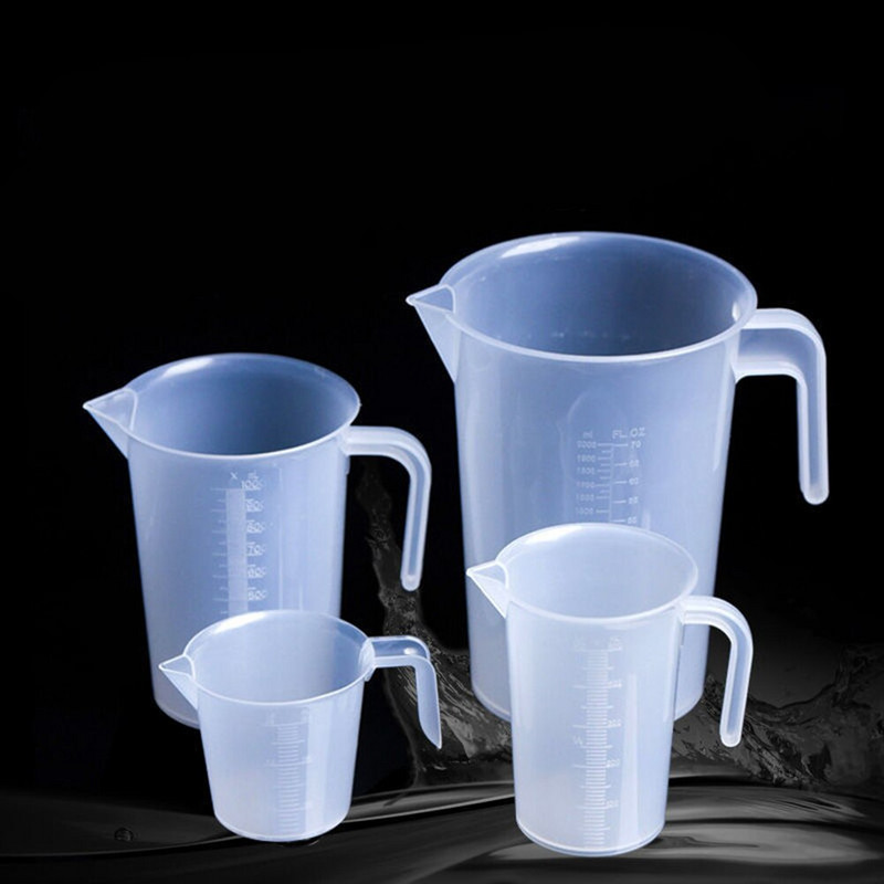 Kuhinjska mjerna posuda za pečenje velikog kapaciteta, podebljana PP čaša s vagom za mlijeko, tekuće brašno Graduirana mjerna posuda Laboratorijska plastična čaša